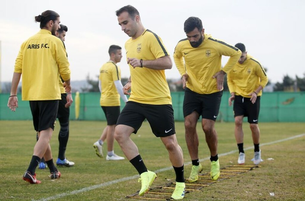 Άρης: Η πρώτη προπόνηση του Γιάννη Φετφατζίδη (photos)