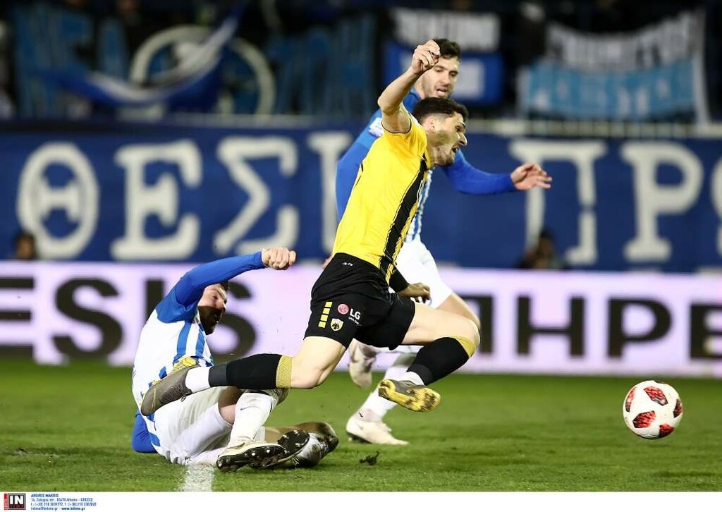 Πέναλτι εκτός περιοχής για ΑΕΚ, έξαλλος ο Ατρόμητος και αποβολή Πόνσε! (photos)