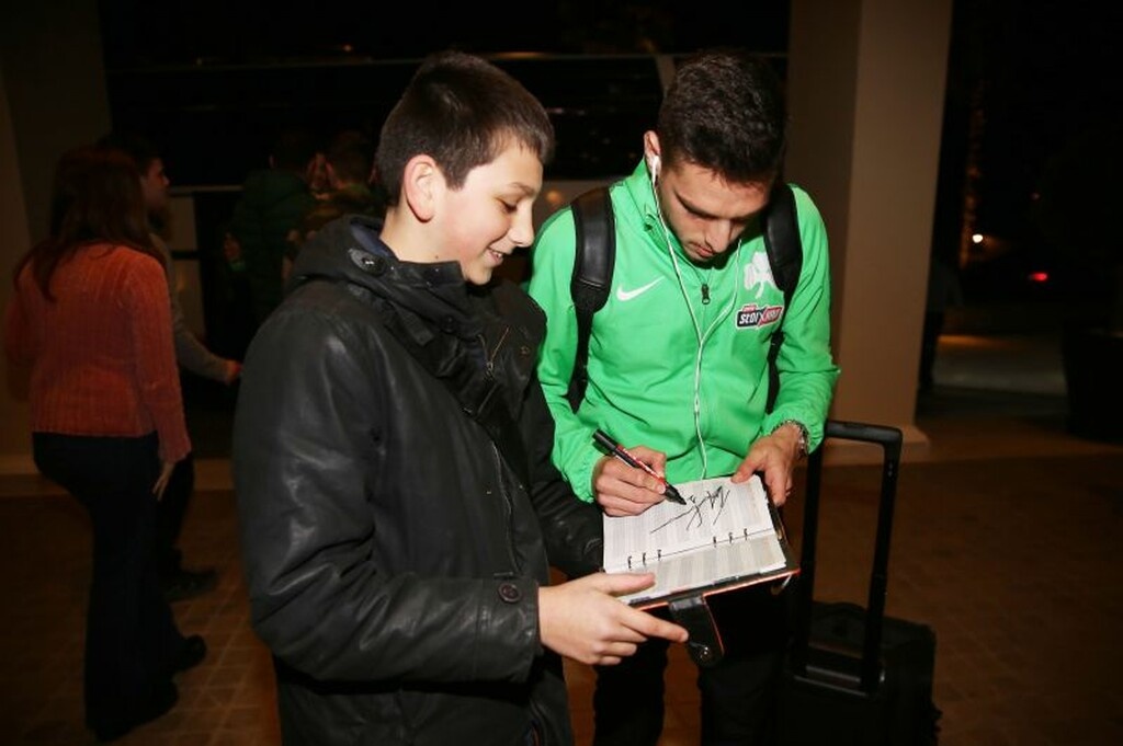 Παναθηναϊκός: Υποδοχή στα Γιάννινα (photos)