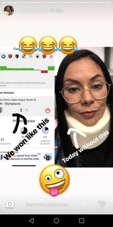 ΠΑΟΚ-Ολυμπιακός: Επικό τρολάρισμα από τη σύζυγο του Βαρέλα! (photo)