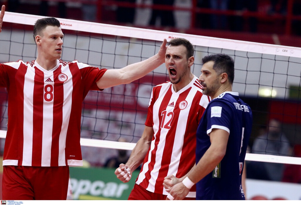 Ολυμπιακός: Με ανατροπή στους «4» του CEV Cup (photos)