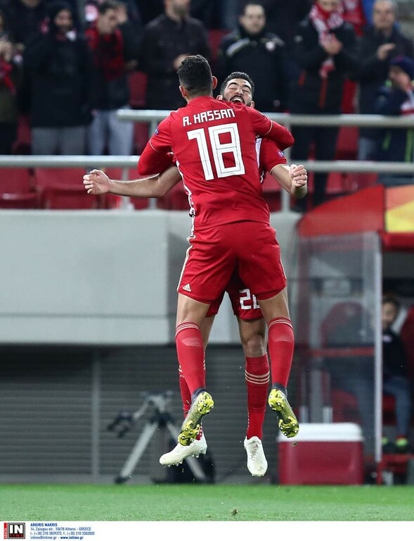 Ολυμπιακός-Ντιναμό Κιέβου: Γκολ ο Χασάν, πήρε «φωτιά» το «Καραϊσκάκης» (video)