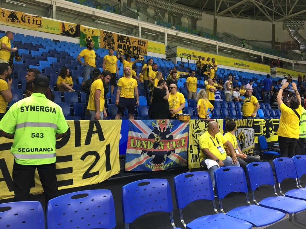 ΑΕΚ: Ατμόσφαιρα… Νέας Φιλαδέλφειας στο Carioca Arena (photo)