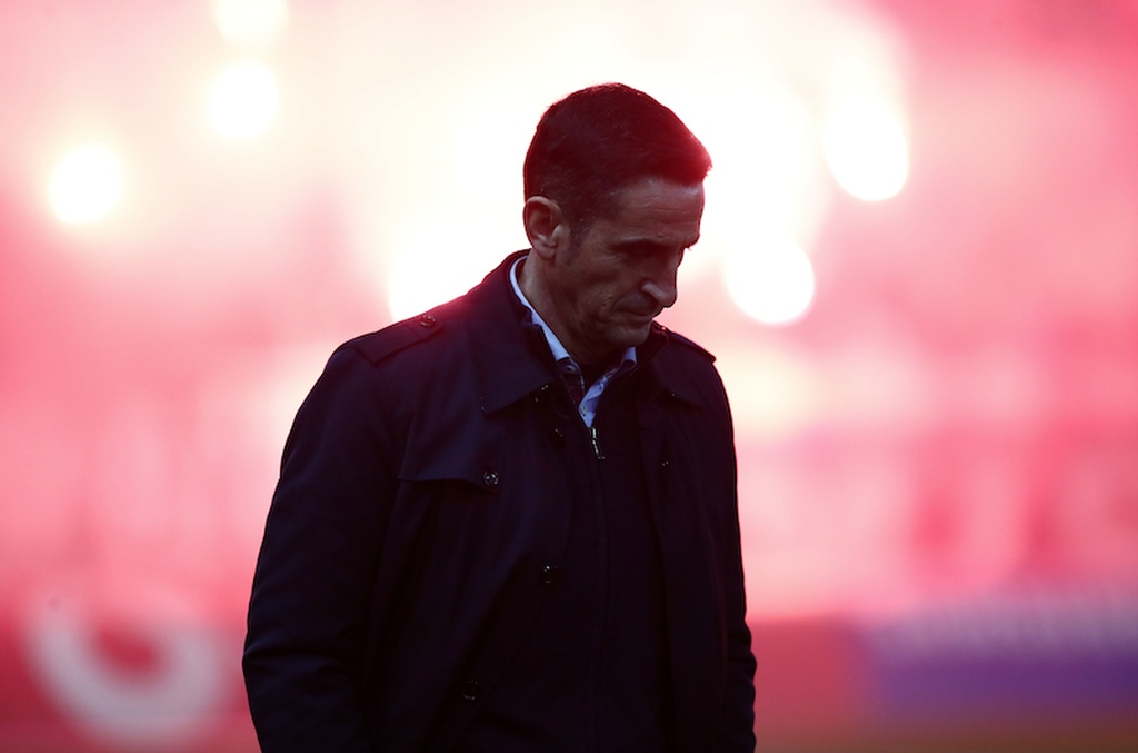 Ολυμπιακός-ΑΕΚ: Πήρε... φωτιά το «Καραϊσκάκη» (photos+video)