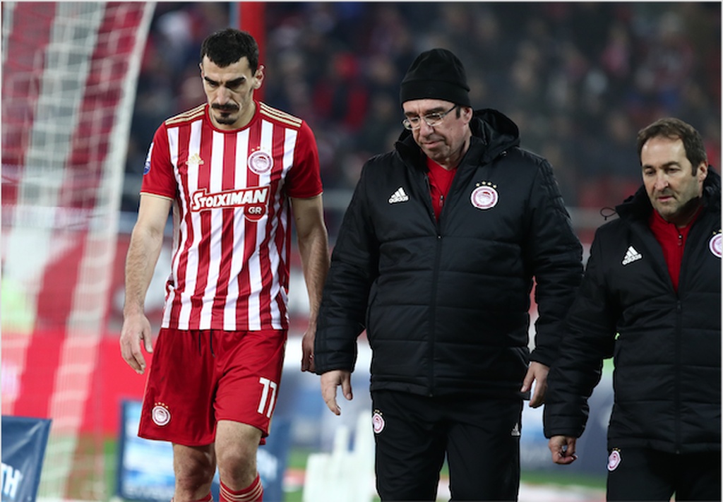 Ολυμπιακός: Φόβοι για χοντρή ζημιά με Λάζαρο! (photos)