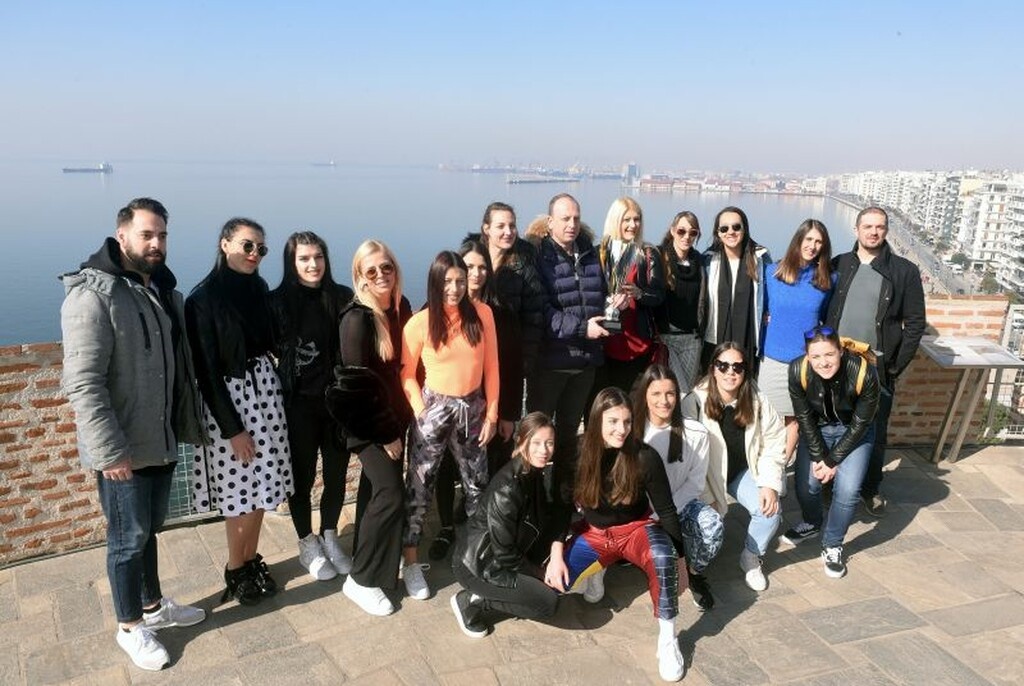 ΠΑΟΚ: Το Κύπελλο στον Πύργο τον Λευκό (photos)