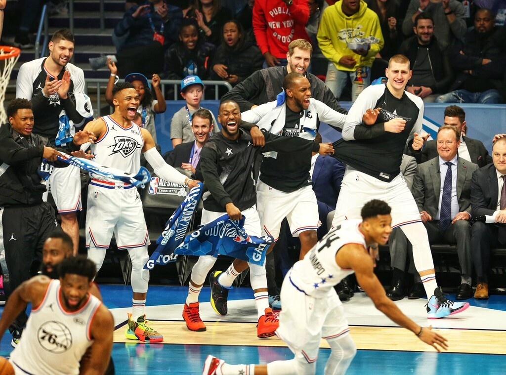 NBA All Star Game: Ο Γιάννης Αντετοκούνμπο έβαλε 38 πόντους αλλά τον νίκησε ο Ντουράντ (photos+vids)