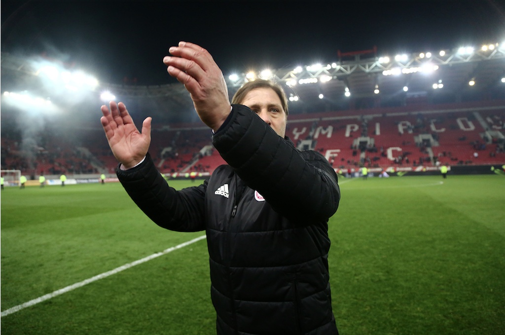 Ολυμπιακός-ΑΕΚ: Τα λόγια του Μαρτίνς στο ημίχρονο