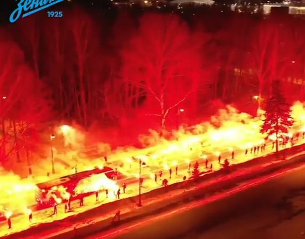Απίστευτοι οπαδοί: Με... -8 βαθμούς «έκαψαν» την πόλη για να περάσει το πούλμαν! (video+photos)