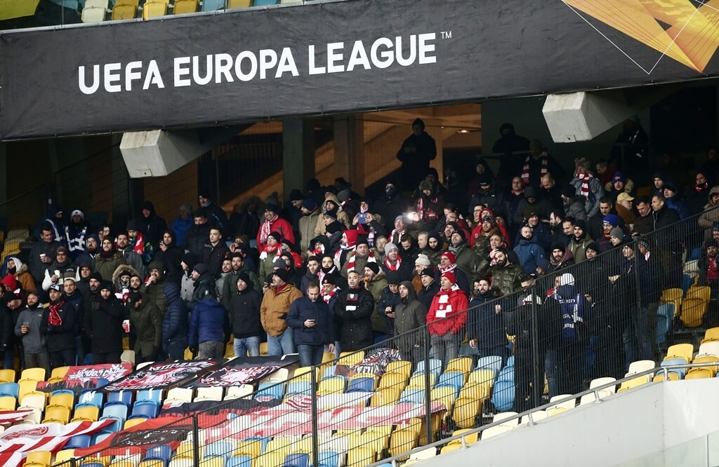 Ντιναμό Κιέβου-Ολυμπιακός 0-1: «Πάγωσε» κι αποκλείστηκε (photos)