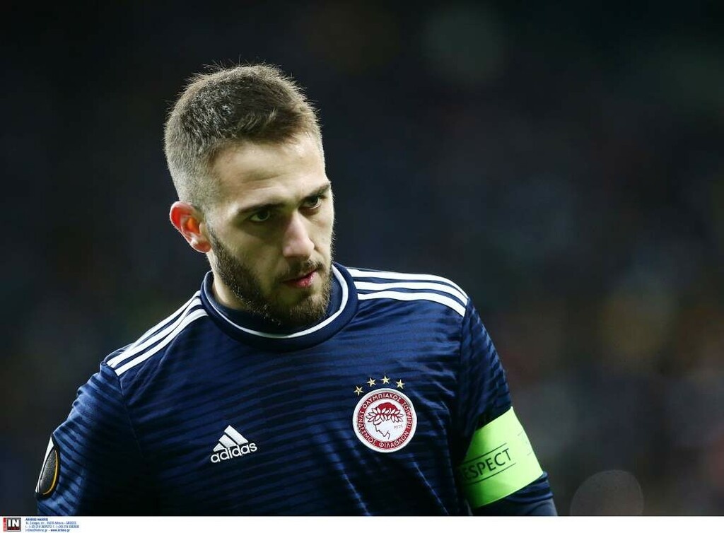 Ντιναμό Κιέβου-Ολυμπιακός: Η αντίδραση του Φορτούνη μετά το γκολ του Σολ (photos)