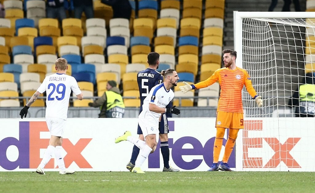 Ντιναμό Κιέβου-Ολυμπιακός 0-1: «Πάγωσε» κι αποκλείστηκε (photos)
