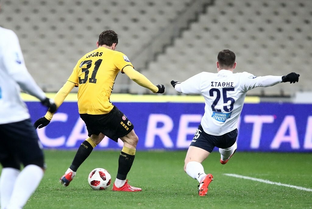 ΑΕΚ-Απόλλων Σμύρνης: Το γκολ του Μπογέ απελευθέρωσε την Ένωση (photos)