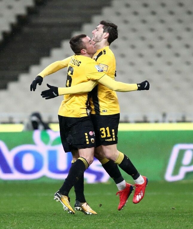 ΑΕΚ-Απόλλων Σμύρνης: Το γκολ του Μπογέ απελευθέρωσε την Ένωση (photos)