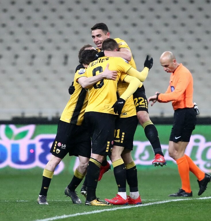 ΑΕΚ-Απόλλων Σμύρνης: Το γκολ του Μπογέ απελευθέρωσε την Ένωση (photos)