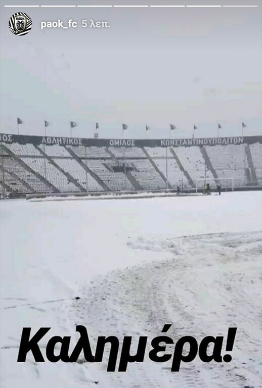 ΠΑΟΚ: Στα λευκά η Τούμπα (photo)