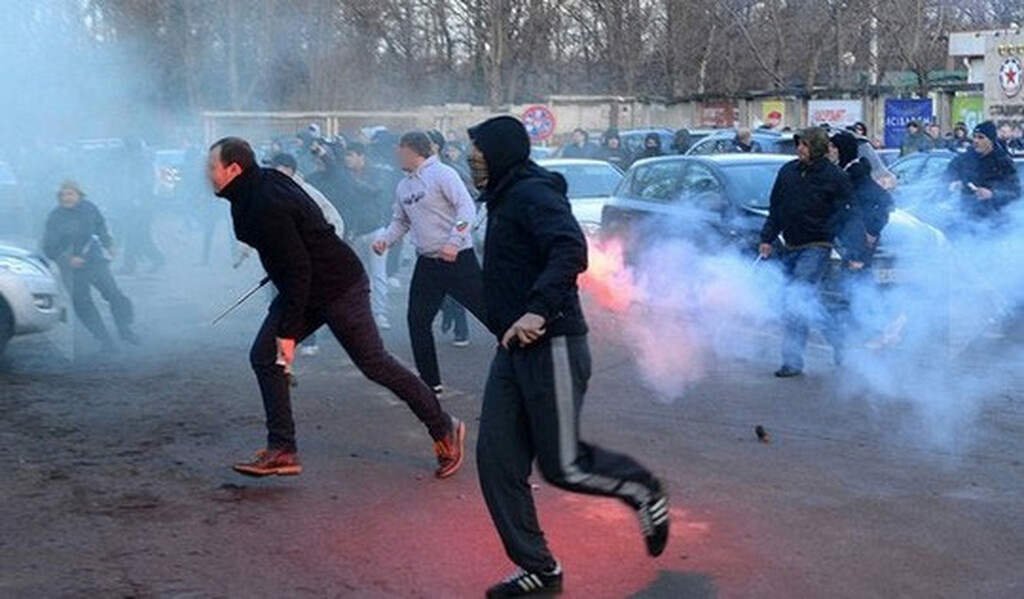 Επεισόδια οπαδών στη Βουλγαρία (photos)