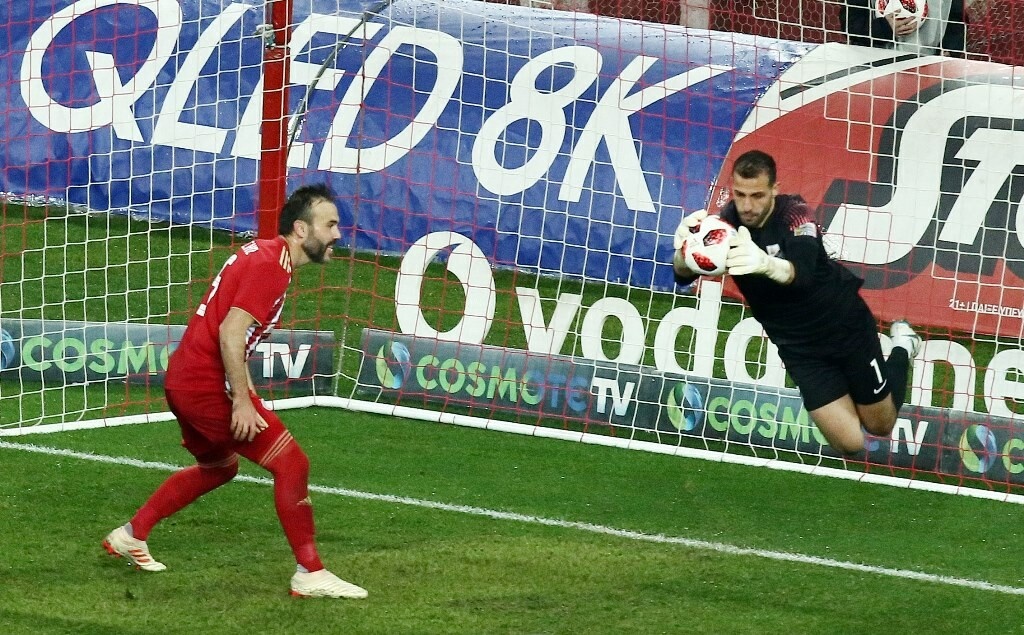 Ολυμπιακός – Λαμία: Ο Σαράνοφ και ο σταυρός που του έδωσε την πρόκριση (video+photos)