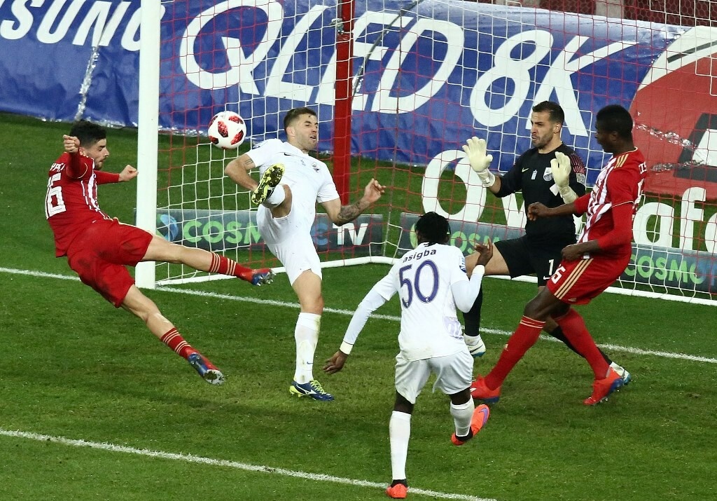 Ολυμπιακός – Λαμία: Ο Σαράνοφ και ο σταυρός που του έδωσε την πρόκριση (video+photos)