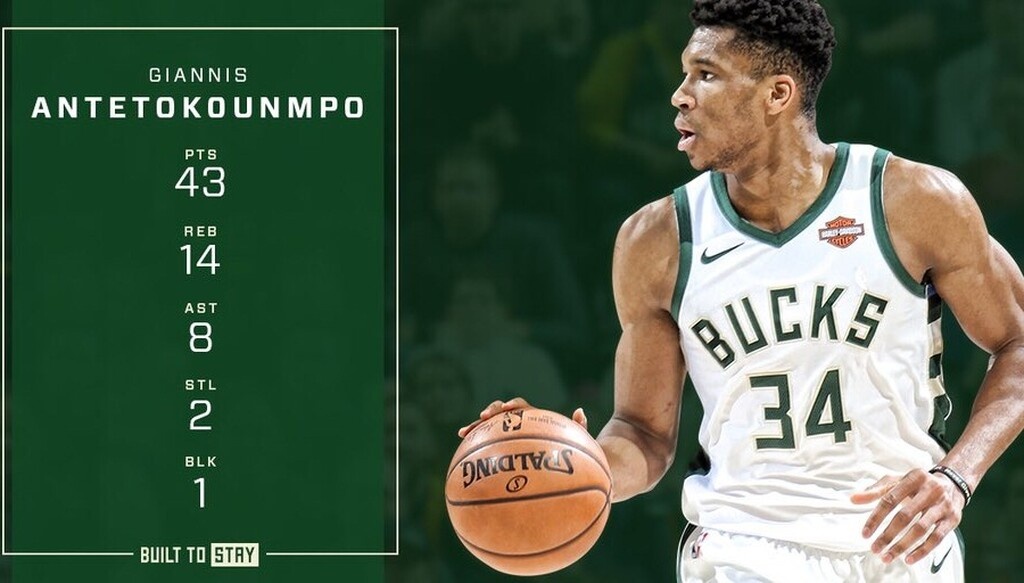 NBA: Μυθικός Γιάννης, ήττα για Μπακς (photos+video)