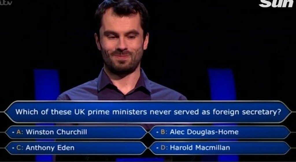 Ποιος θέλει να γίνει Εκατομμυριούχος – Δείτε τι δεν ήξερε και δεν κέρδισε 1 εκατομμύριο λίρες!