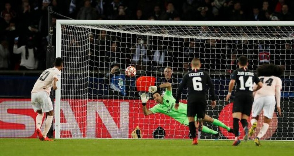 Champions League: Τα «έσπασαν» Λίνγκαρντ και Μαρσιάλ στο γκολ του Ράσφορντ! (video+photos)