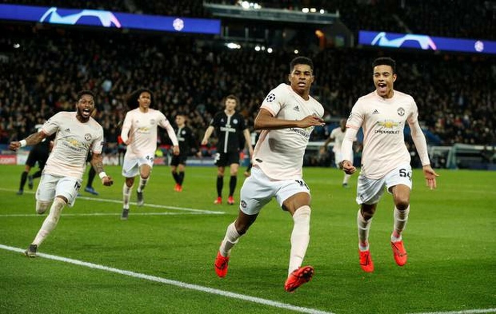 Champions League: Τα «έσπασαν» Λίνγκαρντ και Μαρσιάλ στο γκολ του Ράσφορντ! (video+photos)