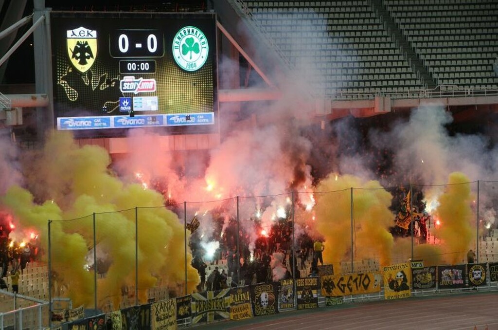 ΑΕΚ – Παναθηναϊκός: «Βράζει» ο κόσμος της Ένωσης! (photos)