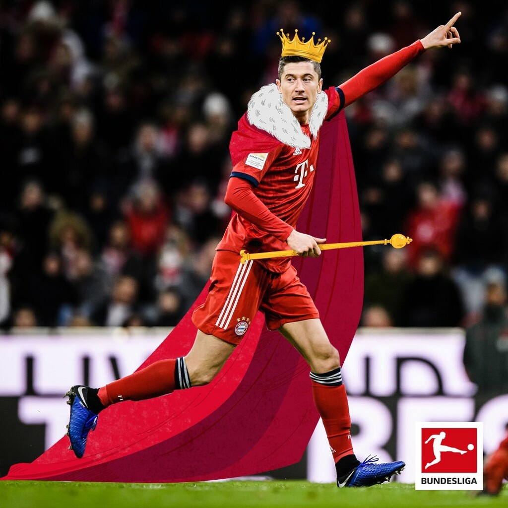 Βασιλιάς στη Μπουντεσλίγκα ο Λεβαντόφσκι (photo)