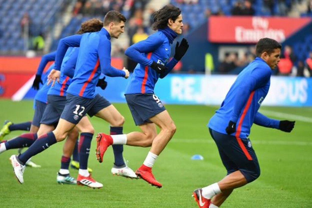 «Πέσιμο» στην προπόνηση της Παρί Σεν Ζερμέν (photos)