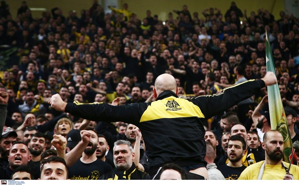 ΑΕΚ-ΠΑΟΚ: Εικόνες από... Final 4 από τον «κιτρινόμαυρο» κόσμο! (video&photos)