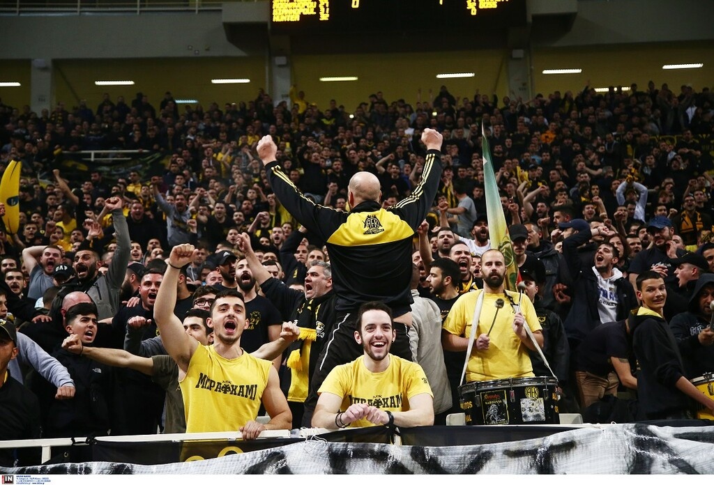 ΑΕΚ-ΠΑΟΚ: Εικόνες από... Final 4 από τον «κιτρινόμαυρο» κόσμο! (video&photos)