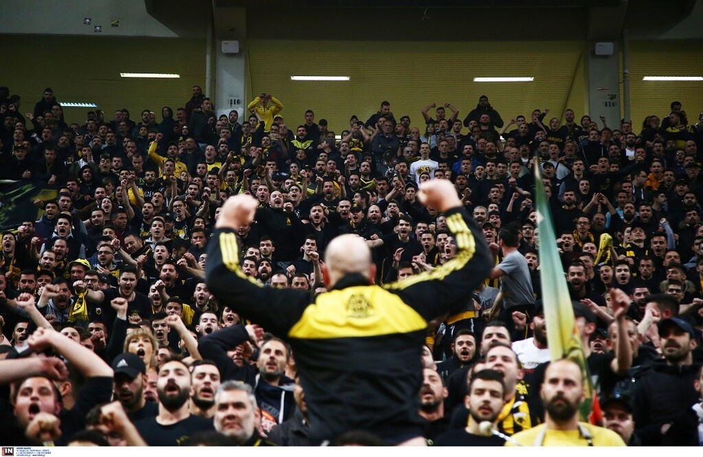 ΑΕΚ-ΠΑΟΚ: Εικόνες από... Final 4 από τον «κιτρινόμαυρο» κόσμο! (video&photos)