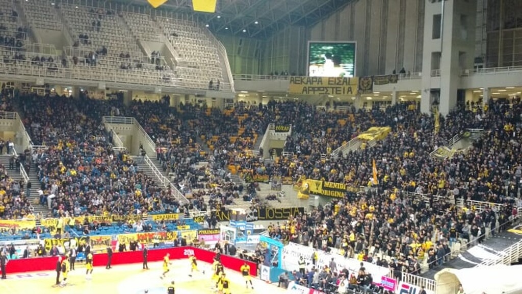 ΑΕΚ-ΠΑΟΚ: Εικόνες από... Final 4 από τον «κιτρινόμαυρο» κόσμο! (video&photos)