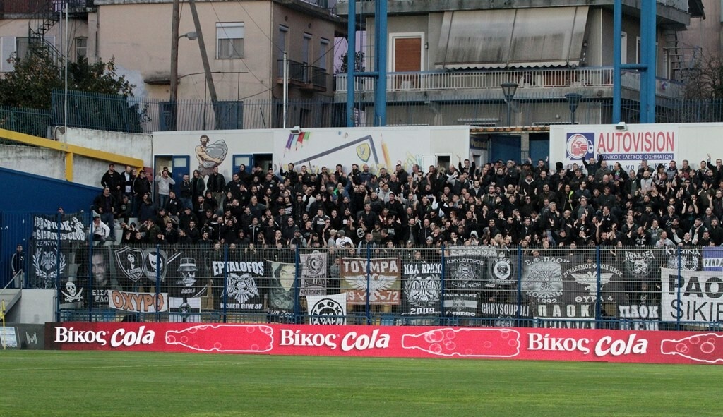 Παναιτωλικός-ΠΑΟΚ: Πάνω από 1.000 φίλοι του «Δικεφάλου» στο γήπεδο (photos)