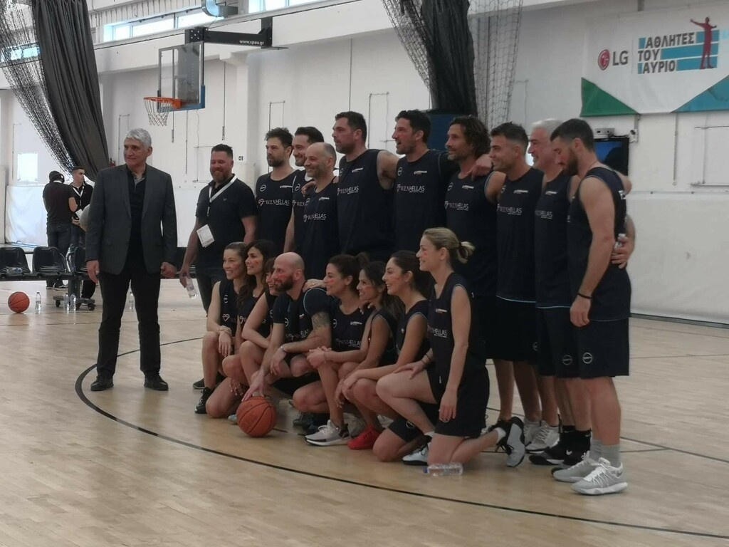 Φιλανθρωπικός αγώνας μπάσκετ διασημοτήτων στο Eurohoops Dome (photos)