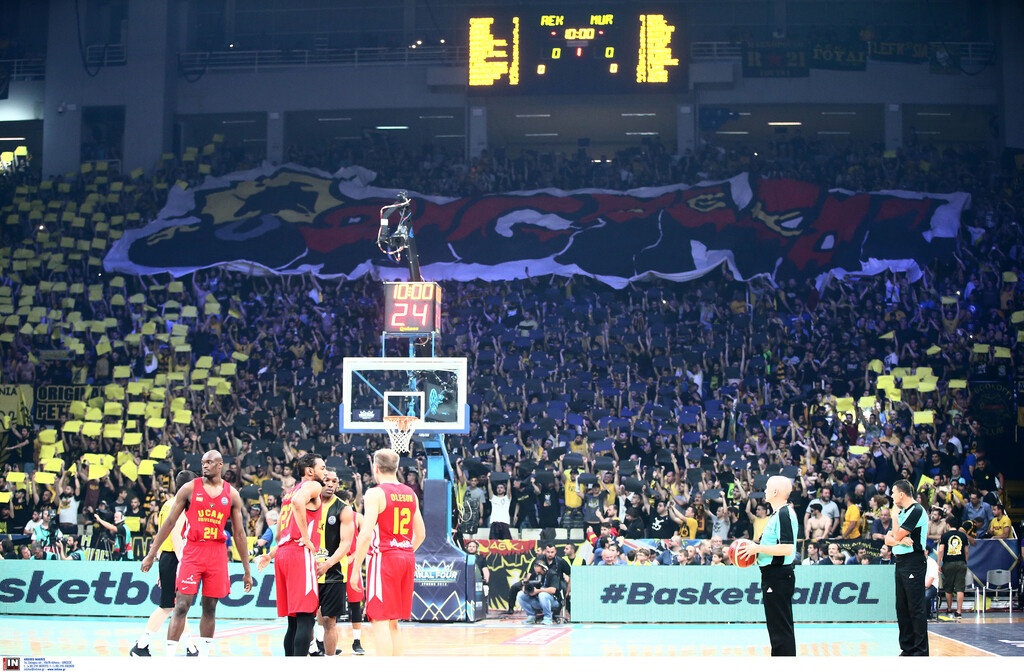 Κυρίαρχος ο κόσμος της ΑΕΚ στο Basketball Champions League! (photo)