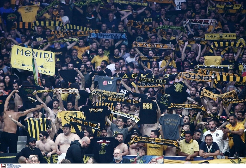 Κυρίαρχος ο κόσμος της ΑΕΚ στο Basketball Champions League! (photo)