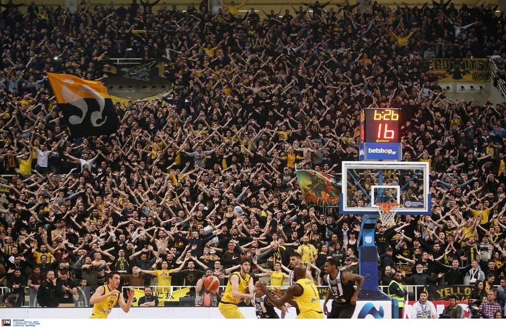 Κυρίαρχος ο κόσμος της ΑΕΚ στο Basketball Champions League! (photo)