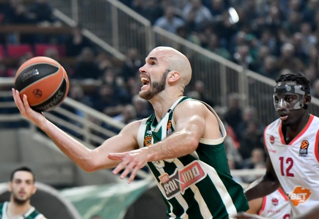 Παναθηναϊκός ΟΠΑΠ: «Λύγισε» τη Μπασκόνια, τίμησε τον Θανάση Γιαννακόπουλο (video+photos)