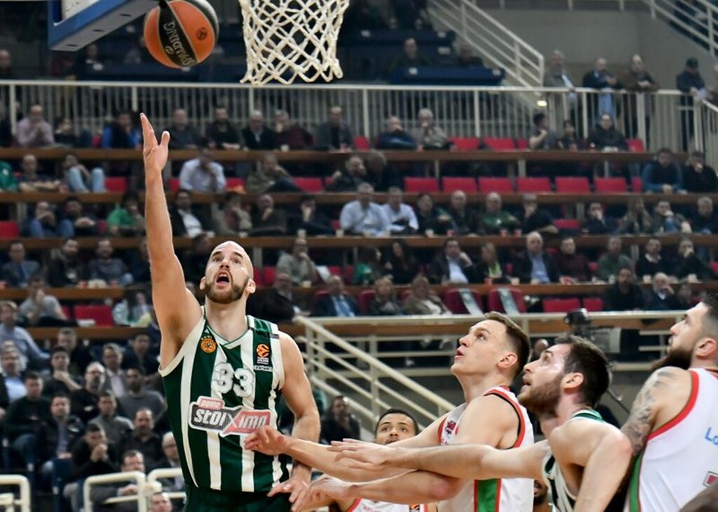Παναθηναϊκός ΟΠΑΠ: «Λύγισε» τη Μπασκόνια, τίμησε τον Θανάση Γιαννακόπουλο (video+photos)