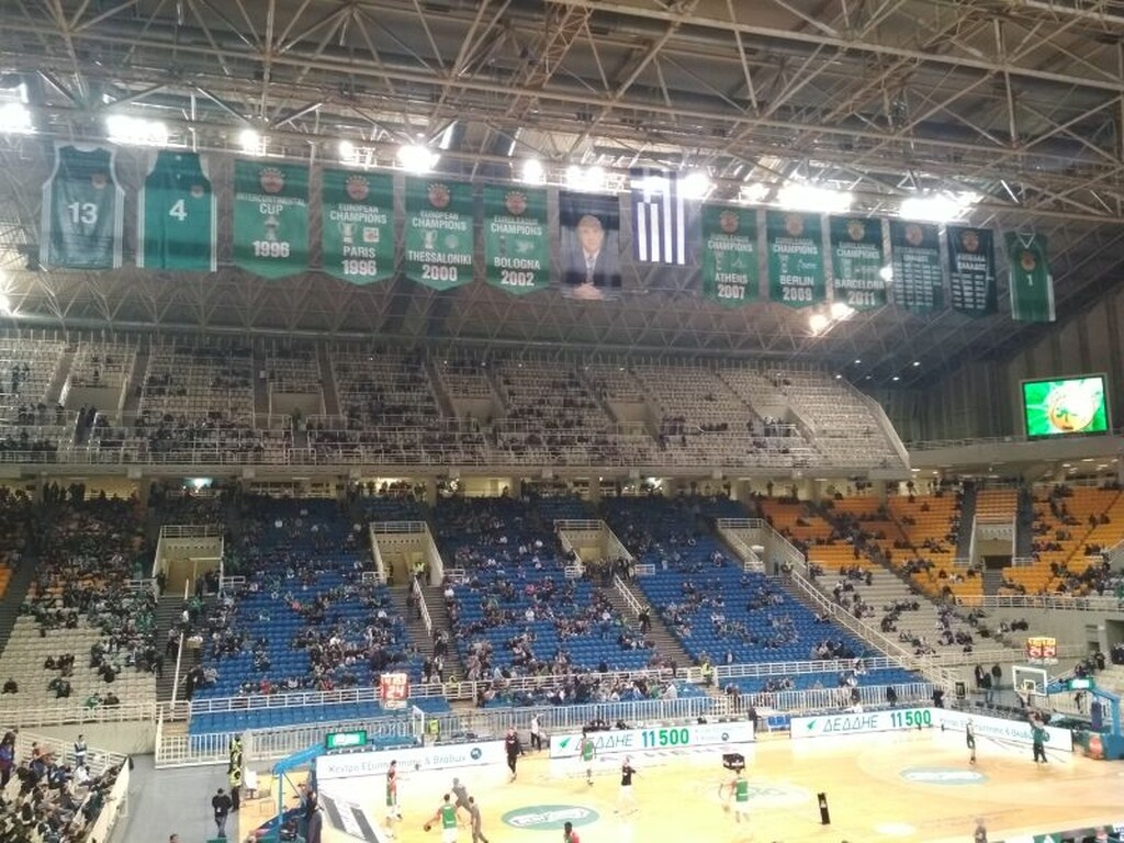 Παναθηναϊκός ΟΠΑΠ – Μπασκόνια: Σιωπηρό το ΟΑΚΑ για τον Θανάση Γιαννακόπουλο (videos+photos)