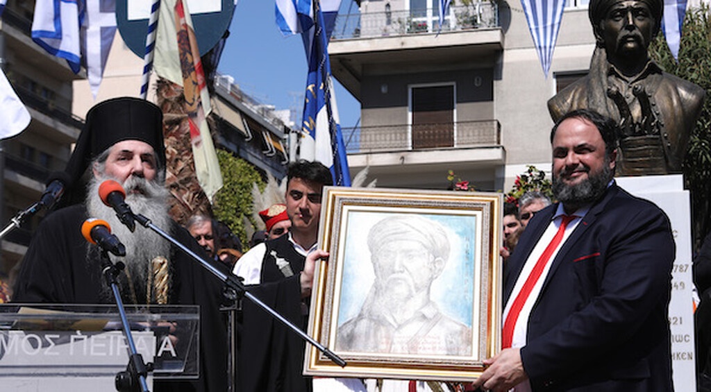 Μαρινάκης: «Πυξίδα μας η Ελλάδα των ηρώων του ’21 και της αρχαιότητας»