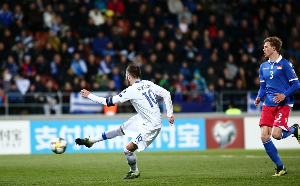 Λίχτενσταϊν-Ελλάδα: Το χτύπημα του Φορτούνη και το ξέσπασμα των διεθνών (photos+video)