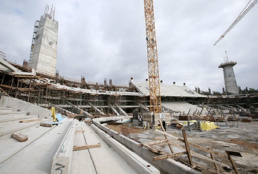 ΑΕΚ: Μπαίνει το σκέπαστρο (photos)