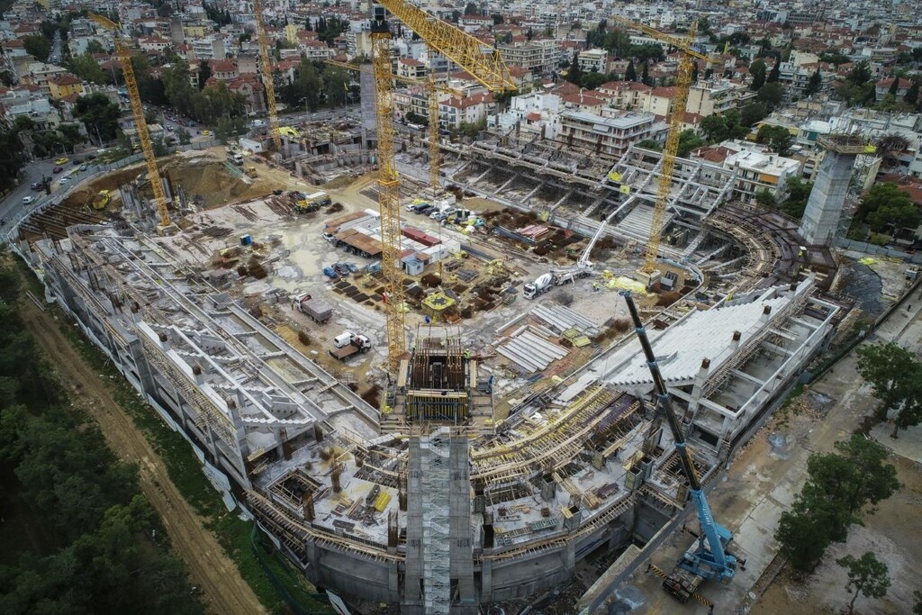 ΑΕΚ: Μπαίνει το σκέπαστρο (photos)