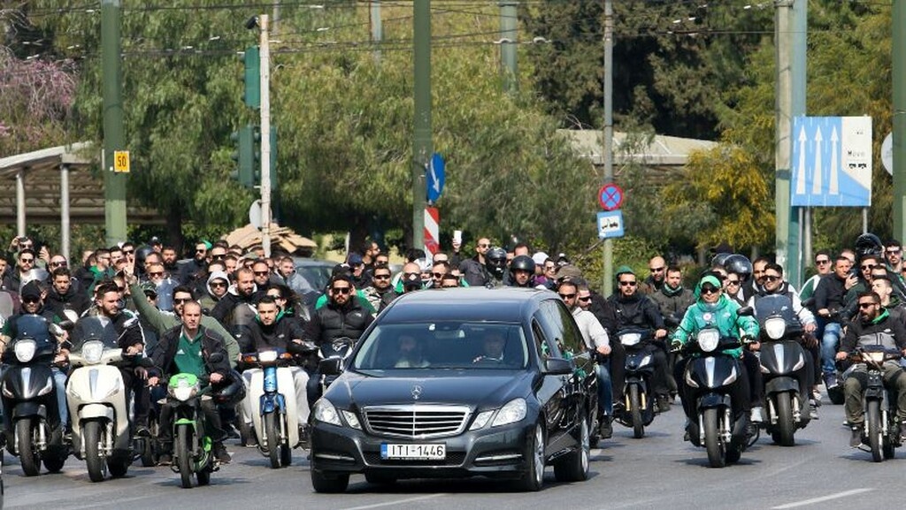 Η «πράσινη» πομπή για τον Θανάση Γιαννακόπουλο (videos+photos)