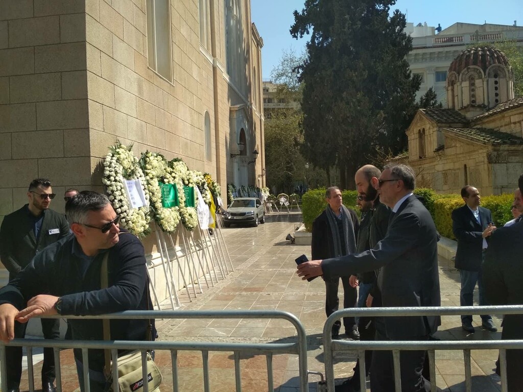 Στη Μητρόπολη για τον Θανάση Γιαννακόπουλο ο Βασίλης Σπανούλης (videos&photos)