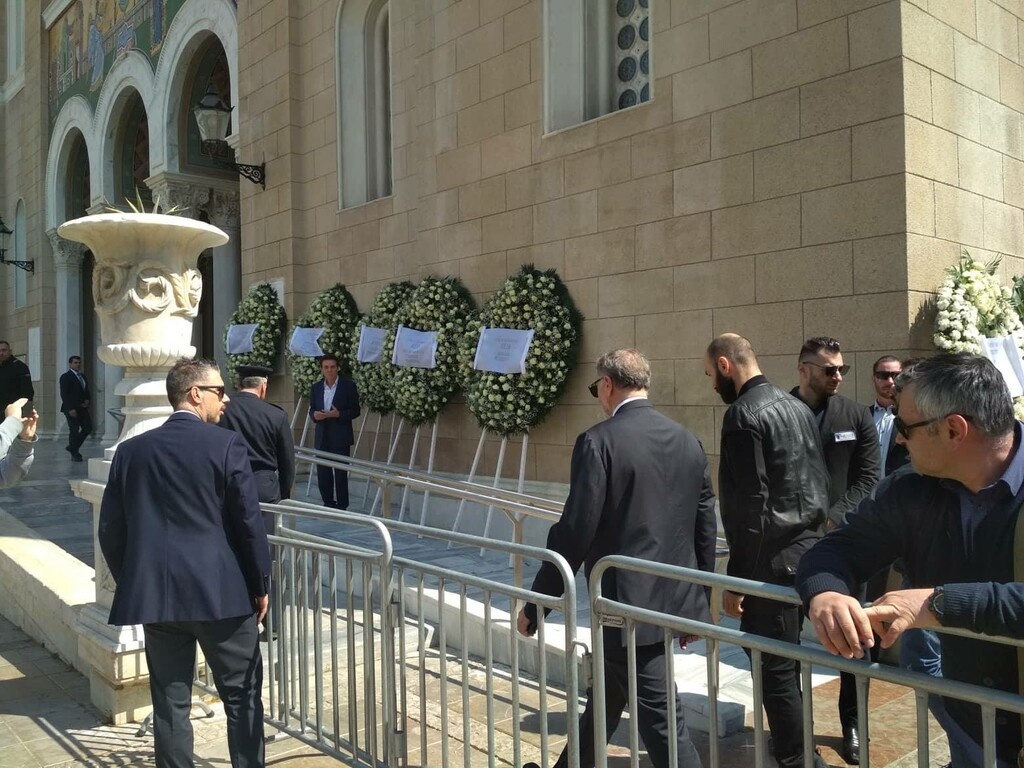 Στη Μητρόπολη για τον Θανάση Γιαννακόπουλο ο Βασίλης Σπανούλης (videos&photos)