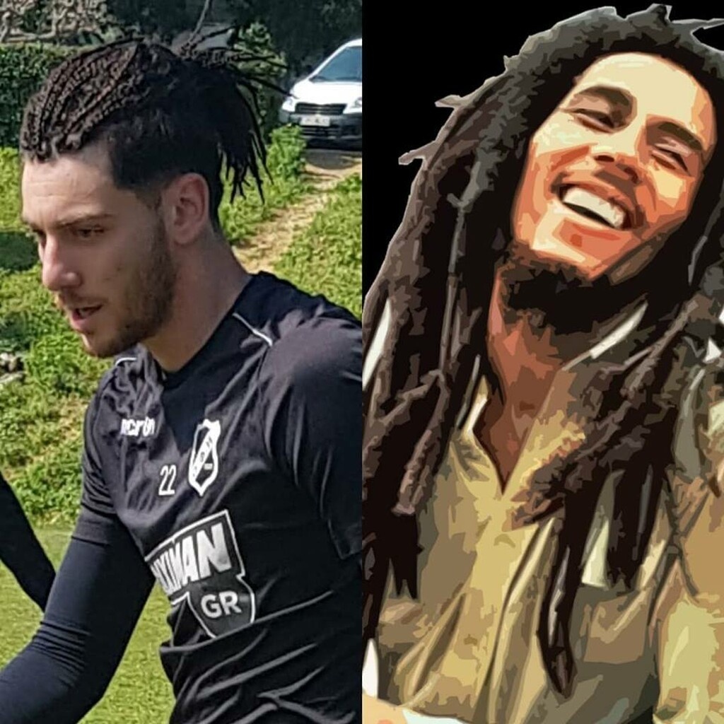 Παίκτης του ΟΦΗ εμπνεύστηκε λουκ από τον... Μπομπ Μάρλεϊ (photos)